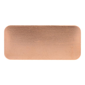 Metal stamping blank: Rechteck aus Kupfer, gross - PerlineBeads