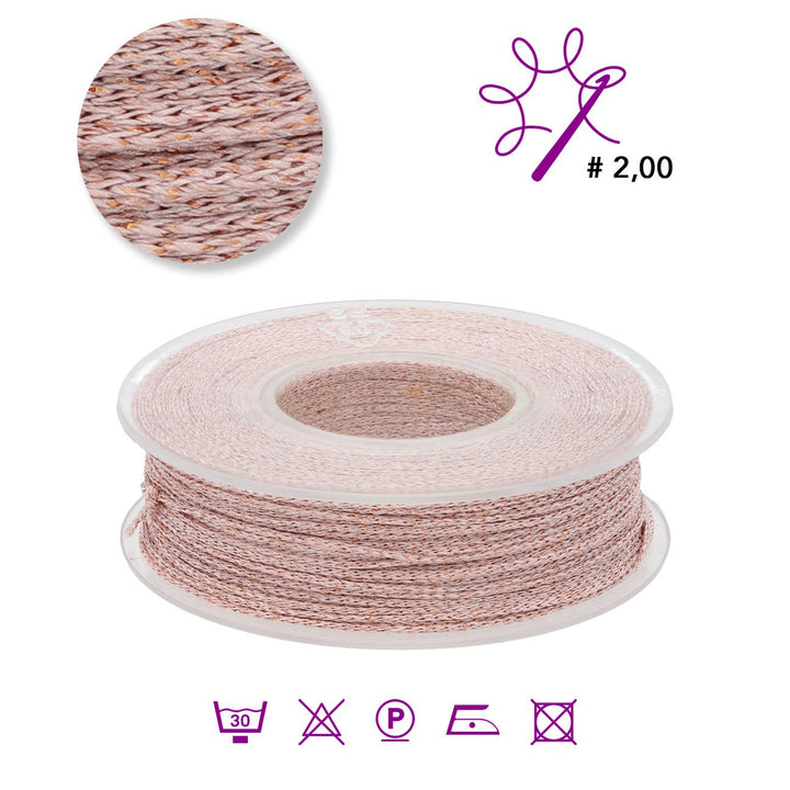 Microthai LUX Schmuckgarn - Rose / Kupfer - PerlineBeads