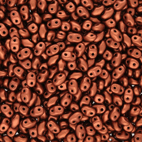 MiniDuo 2x4 mm - Crystal Bronze Fire Red - PerlineBeads