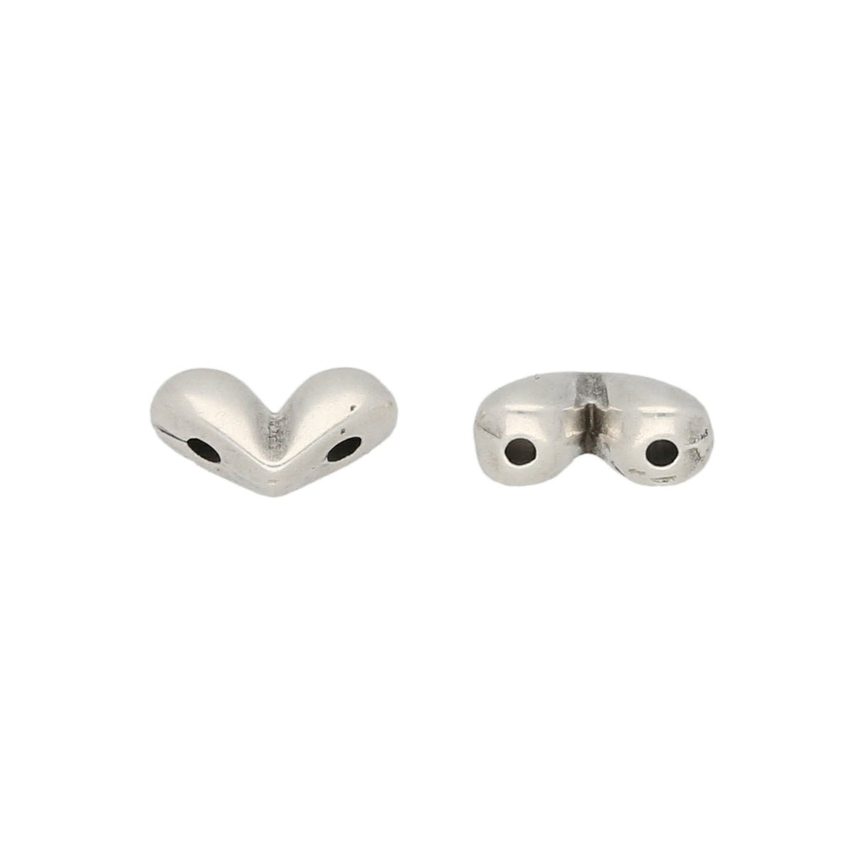 Mitakas-GemDuo Side Bead - Antique Silver Plate - PerlineBeads
