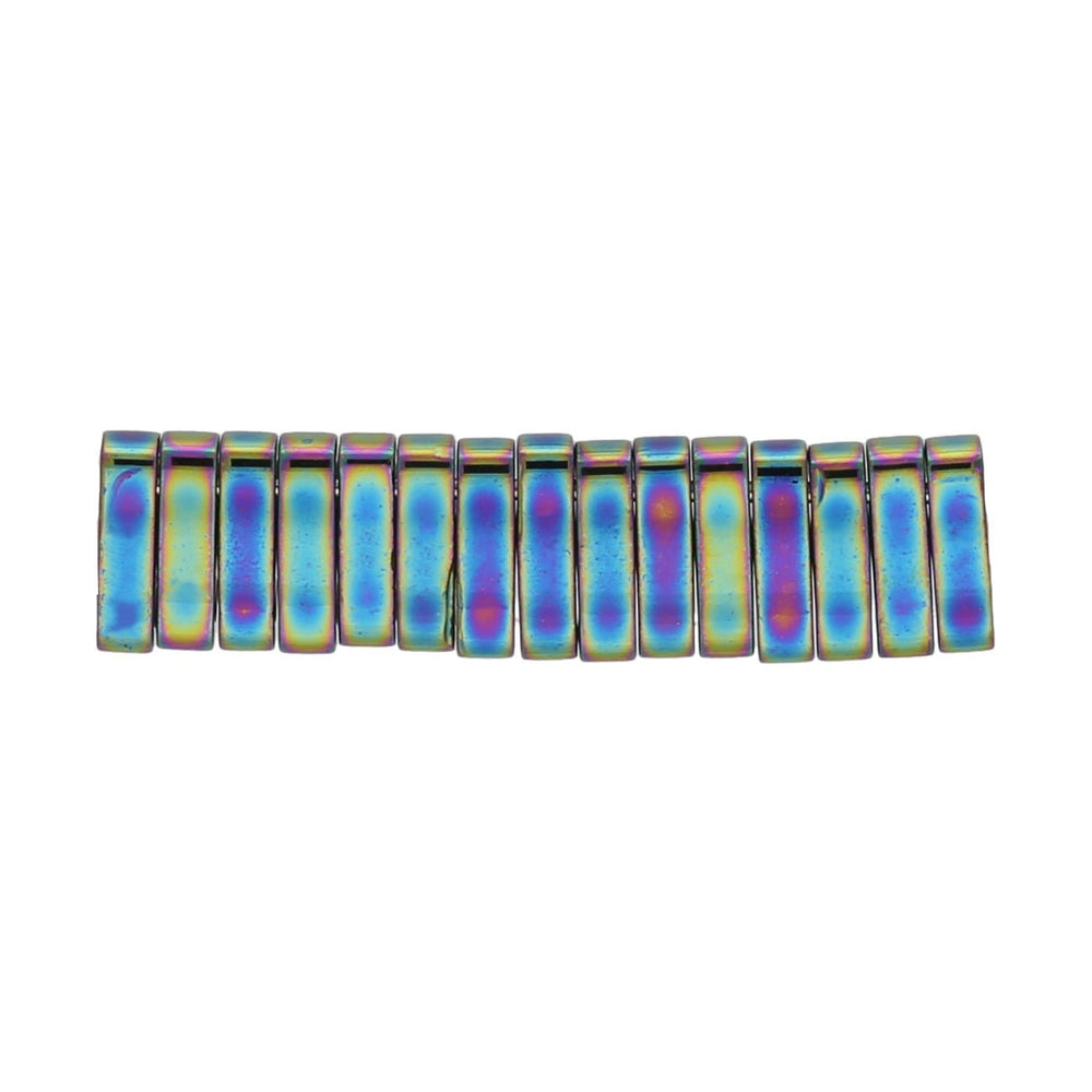 Miyuki Quarter Tila bead - Medium Blue Iris - PerlineBeads