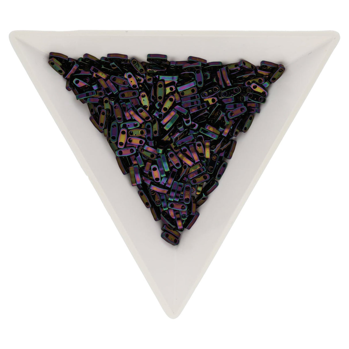 Miyuki Quarter Tila bead - Metallic Purple Iris - PerlineBeads