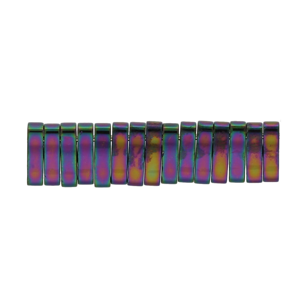 Miyuki Quarter Tila bead - Metallic Purple Iris - PerlineBeads