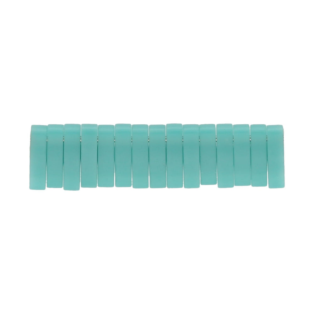 Miyuki Quarter Tila bead - Opaque Turquoise - PerlineBeads
