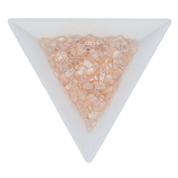 Miyuki Tila 1/2 cut bead - Light Rose Luster - PerlineBeads