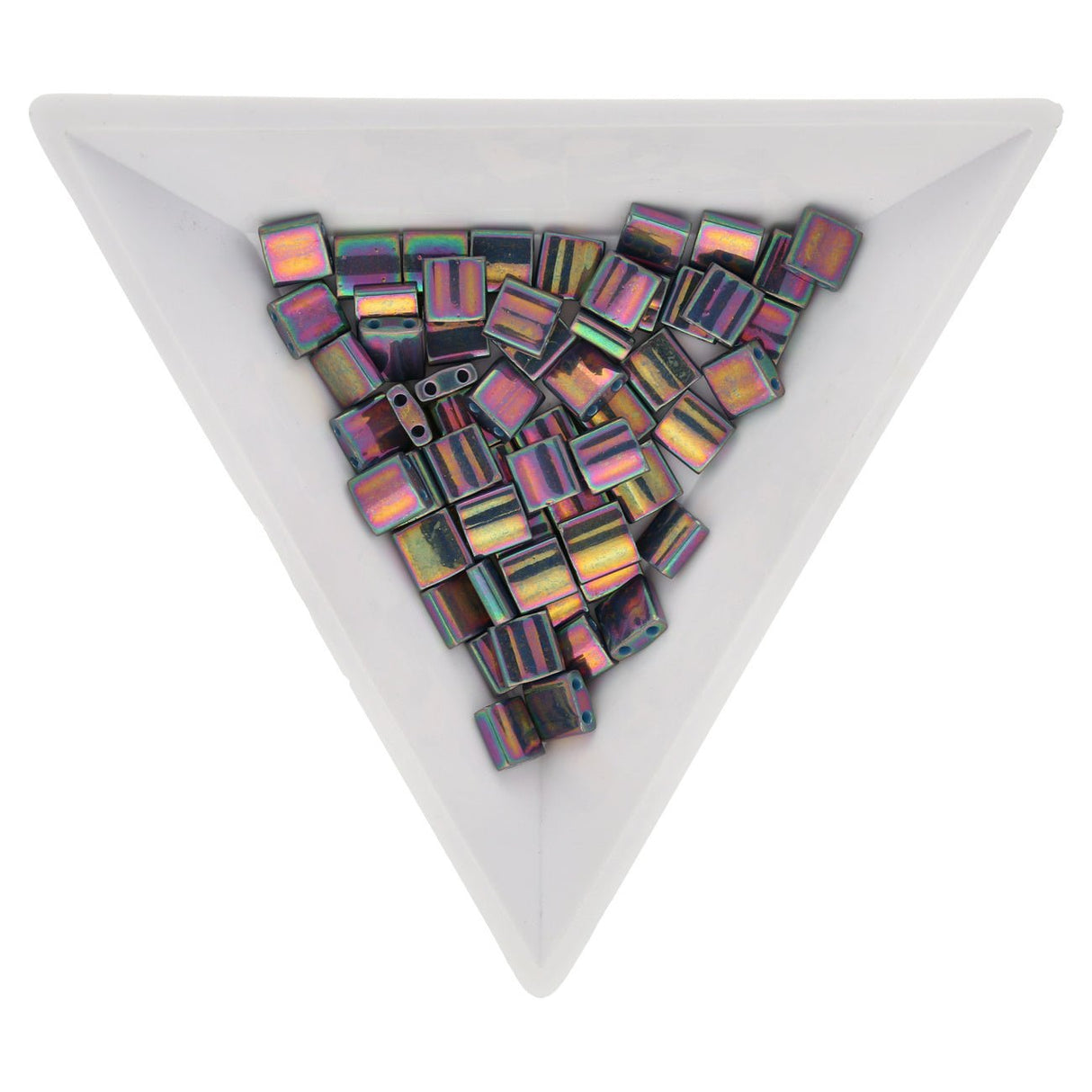 Miyuki Tila bead 5 mm - Bronze Metallic Iris - PerlineBeads