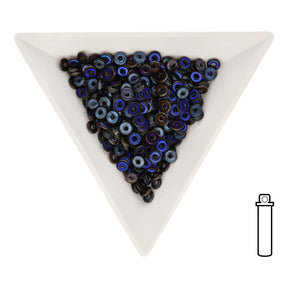 O Beads 3.8 x 1 mm - Crystal Azuro - PerlineBeads
