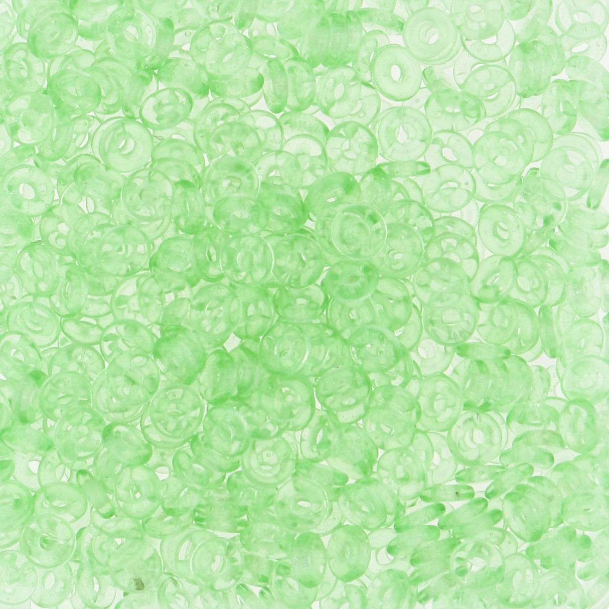 O Beads 3.8 x 1 mm - Peridot - PerlineBeads