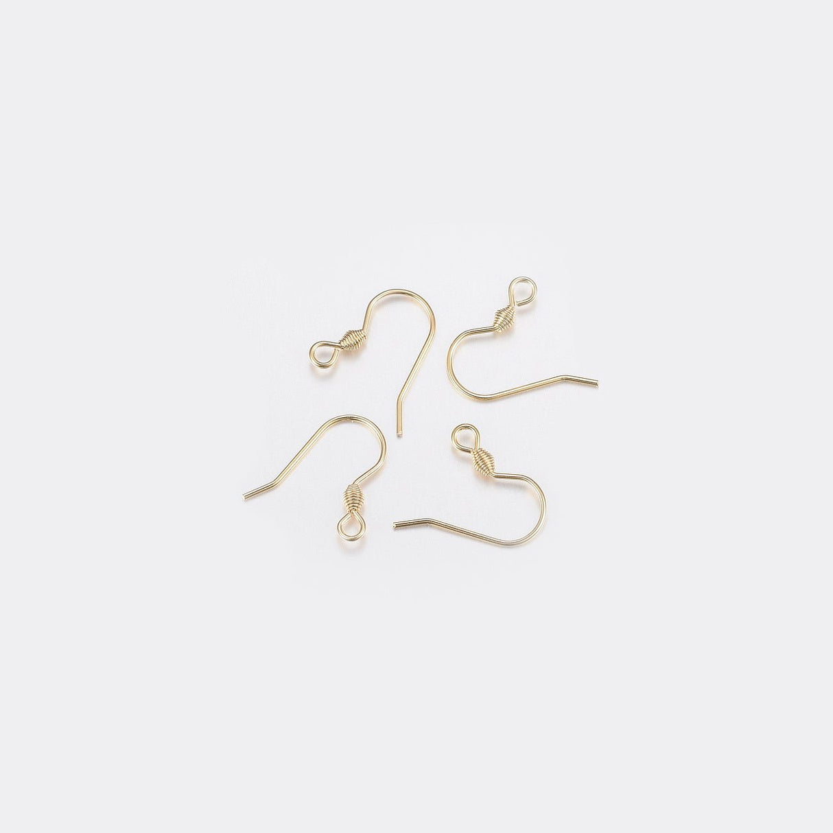 Ohrbügel für Ohrringe, Edelstahl – Farbe Gold - PerlineBeads