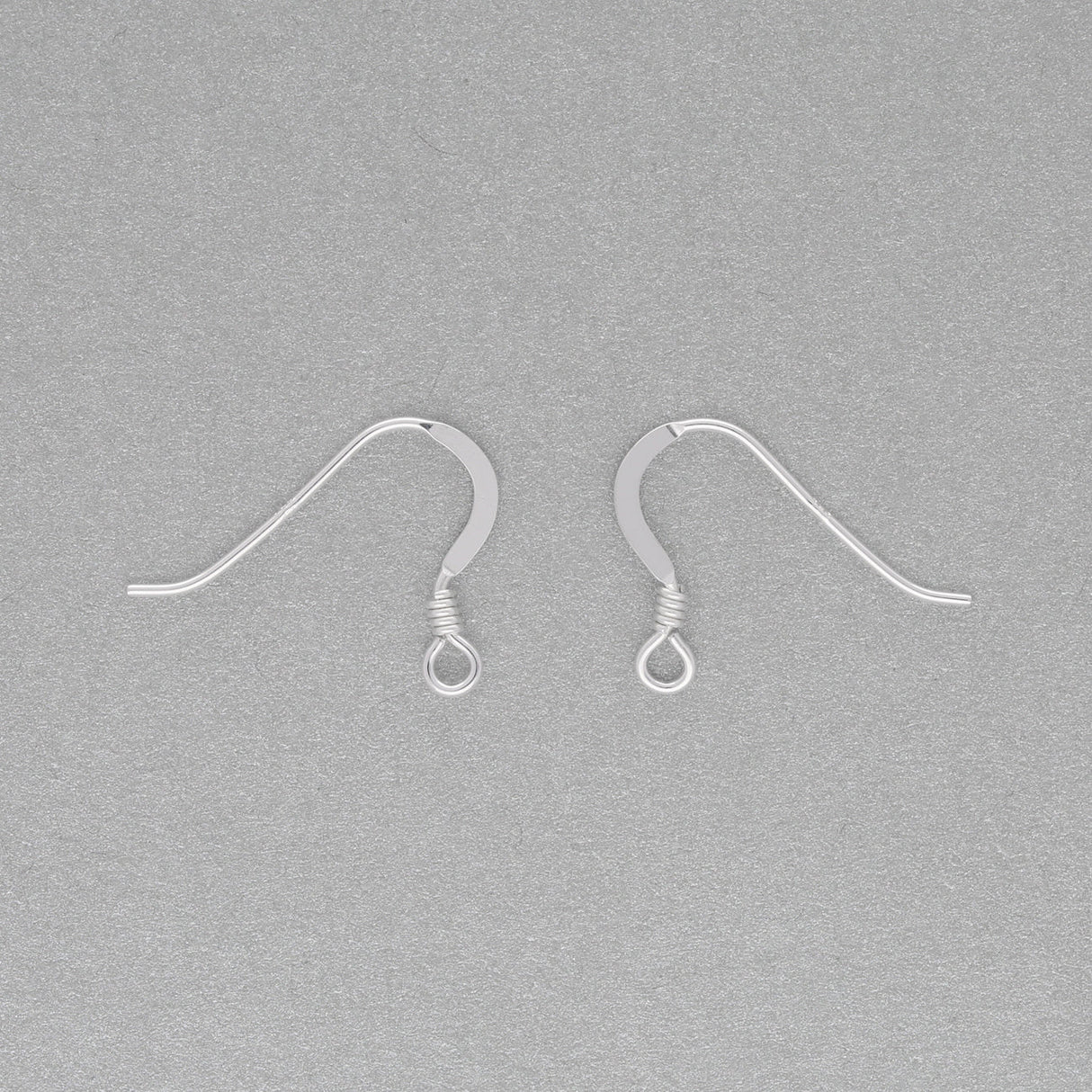 Ohrbügel für Ohrringe Flach – 19 mm - Sterling Silber - PerlineBeads