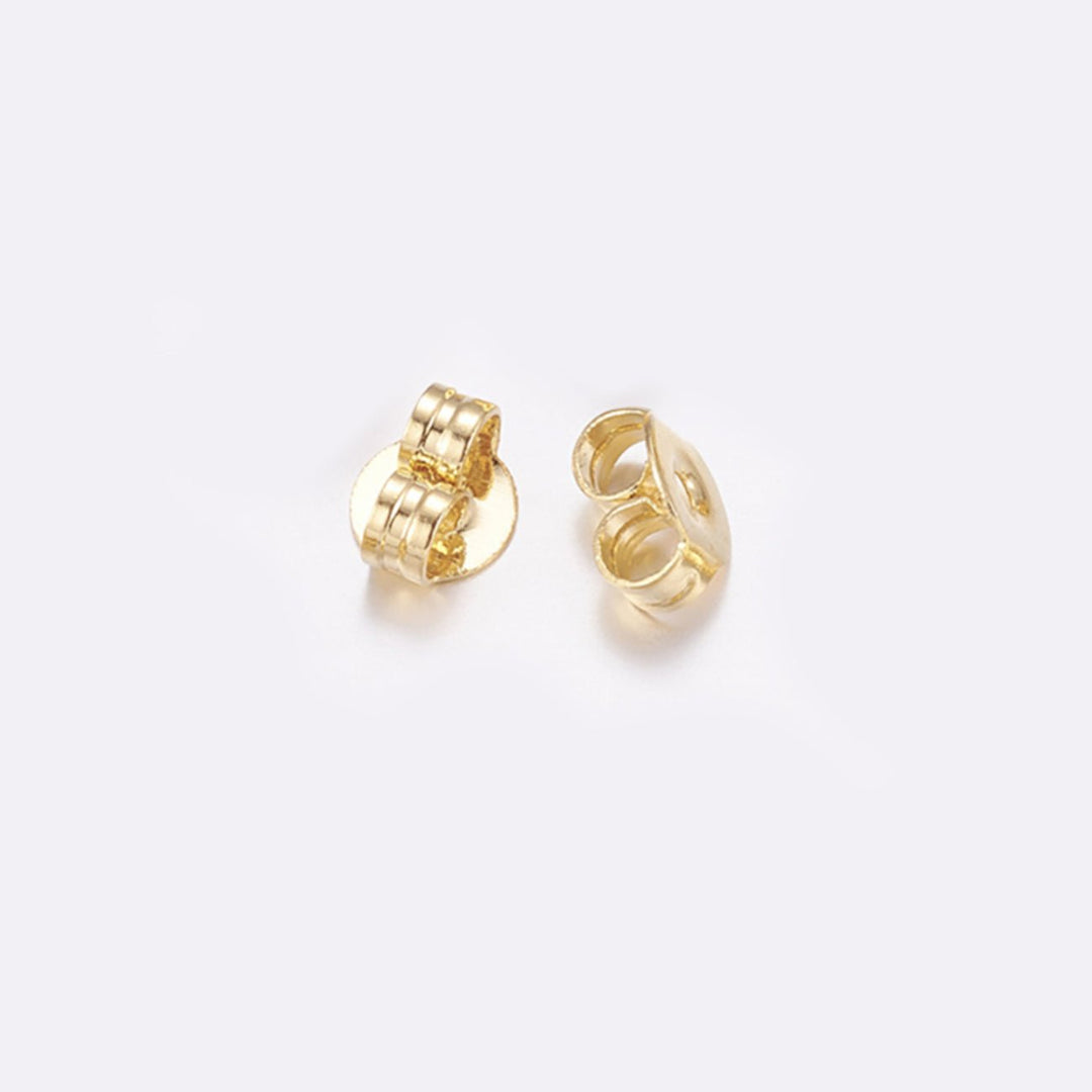 Ohrringverschluss für Ohrstecker, vergoldet - PerlineBeads