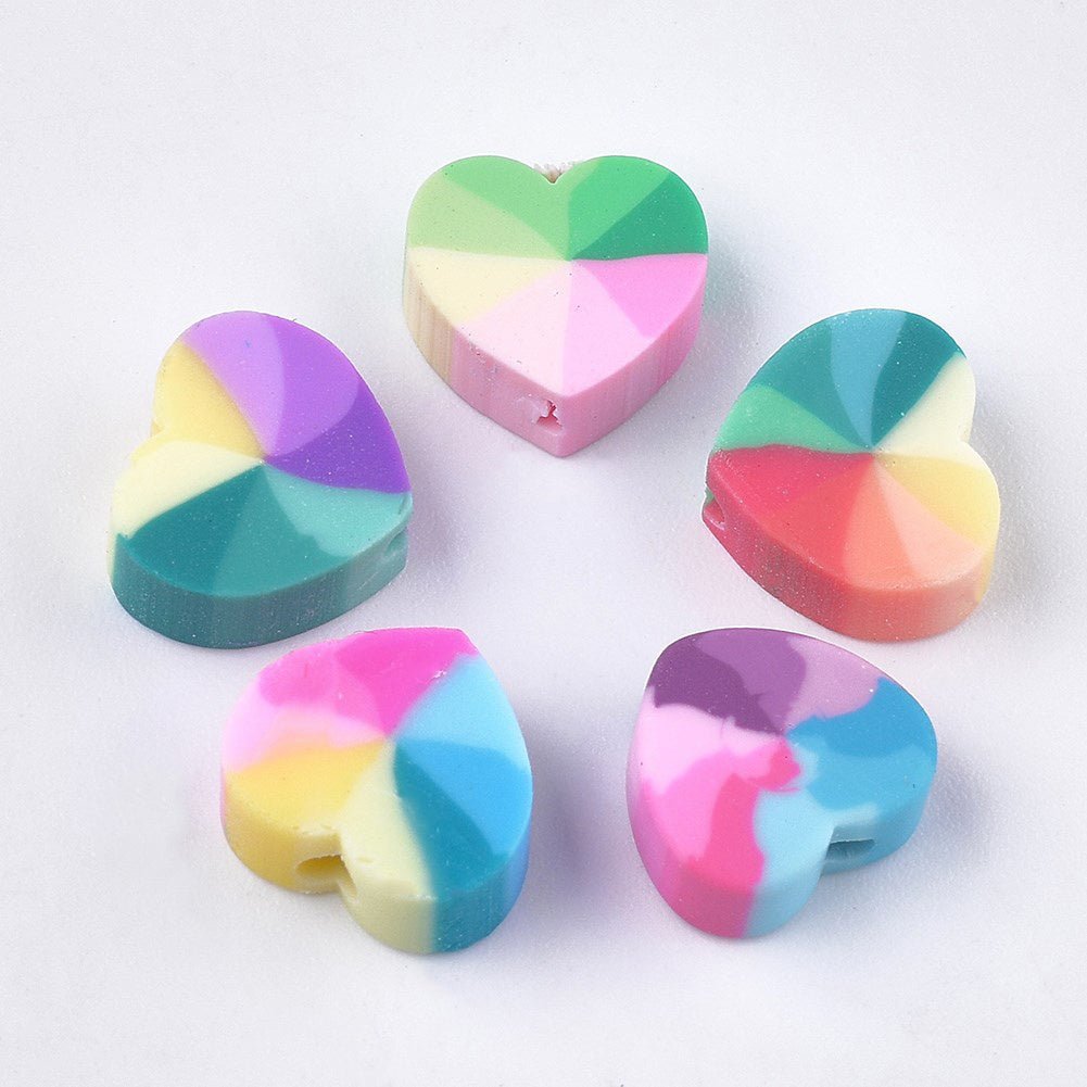 Perlen aus Polymer-Paste – Herz - PerlineBeads