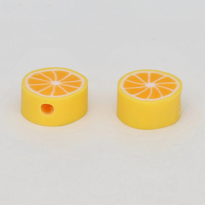 Perlen aus Polymer-Paste – Orangen - PerlineBeads