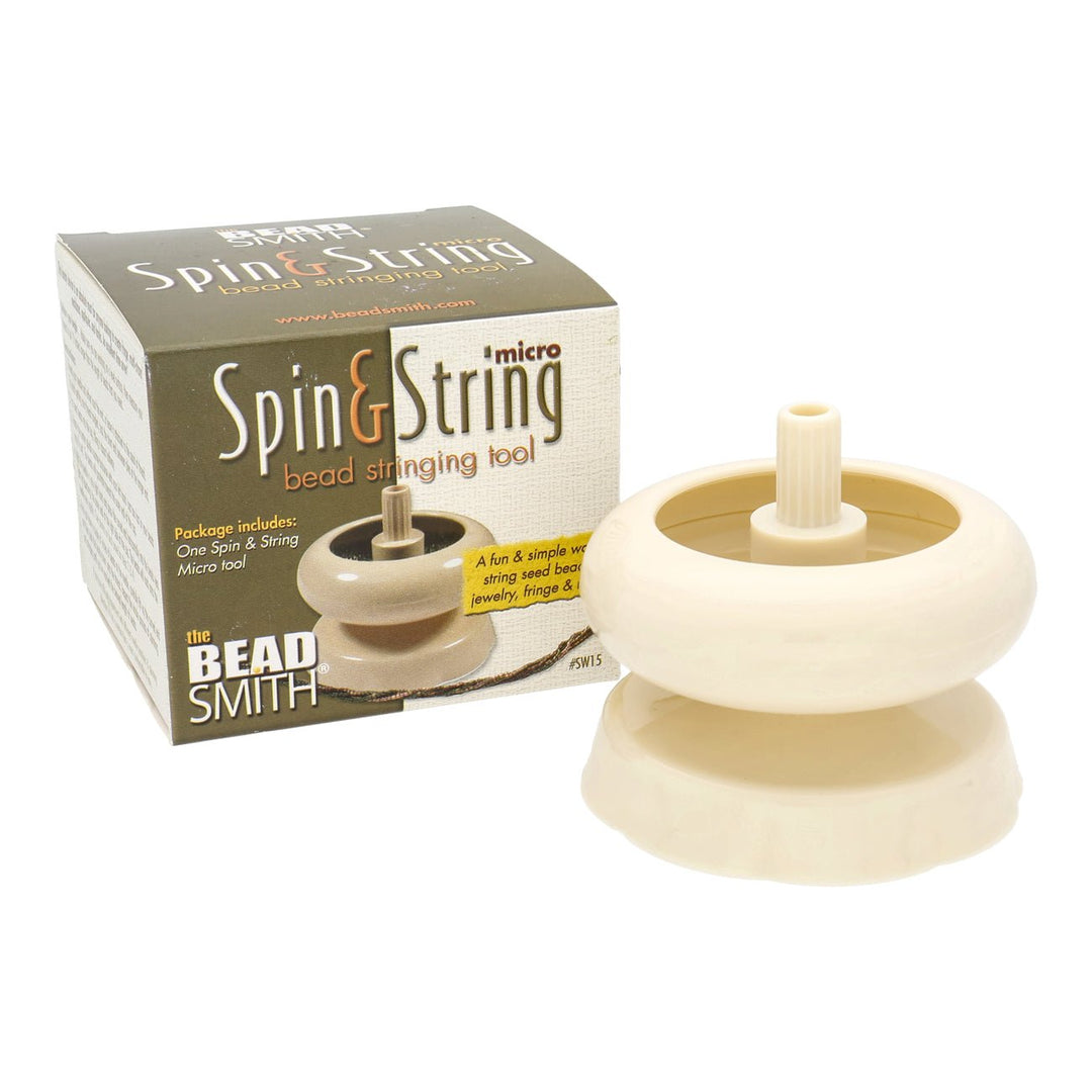 Perlenaufädler (Perlenmühle) - Spin & String micro - PerlineBeads