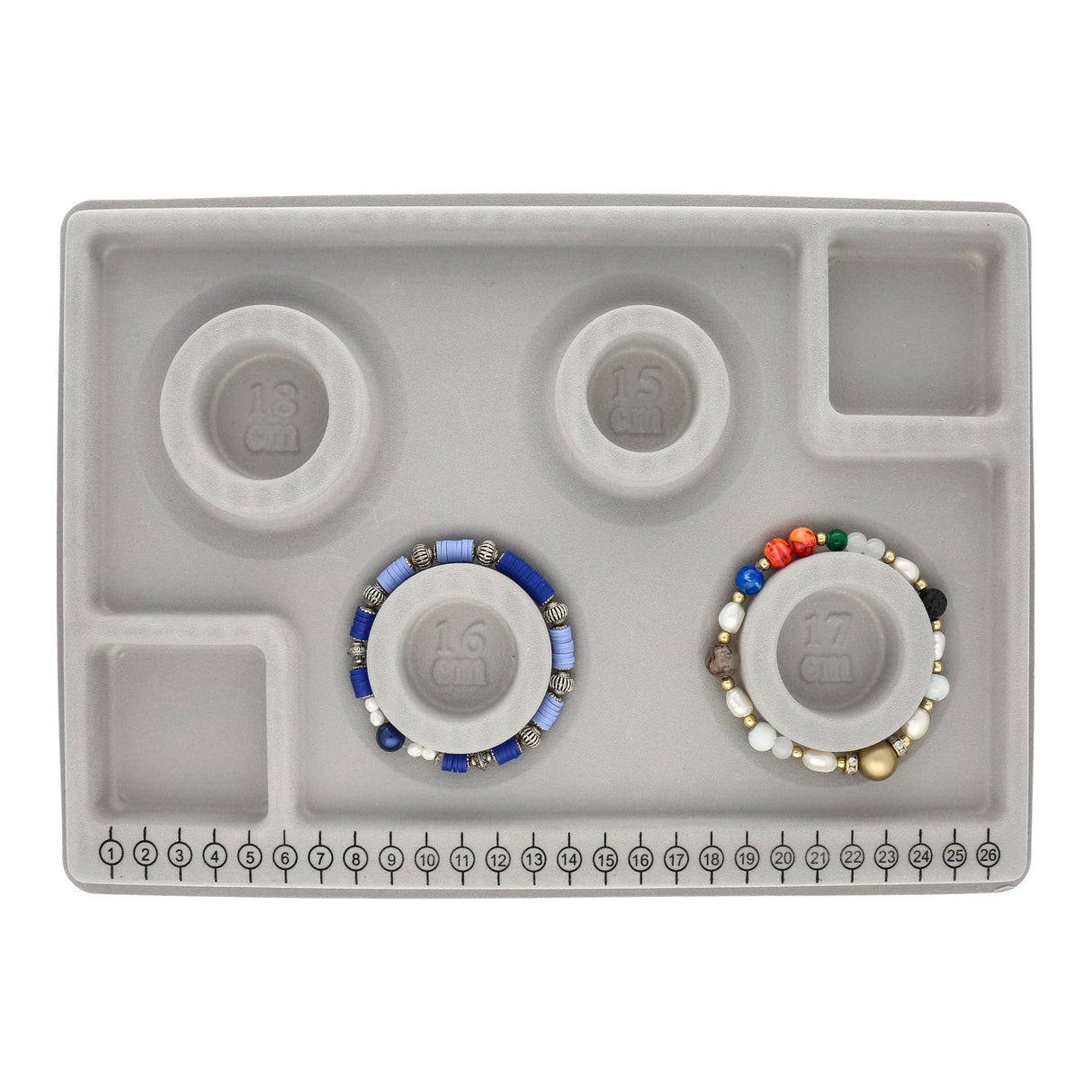 Perlenbrett für Armbänder - 29 x 20 x 1,6 cm - PerlineBeads