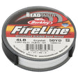 Perlenfaden Fireline 4 lb - Crystal - PerlineBeads