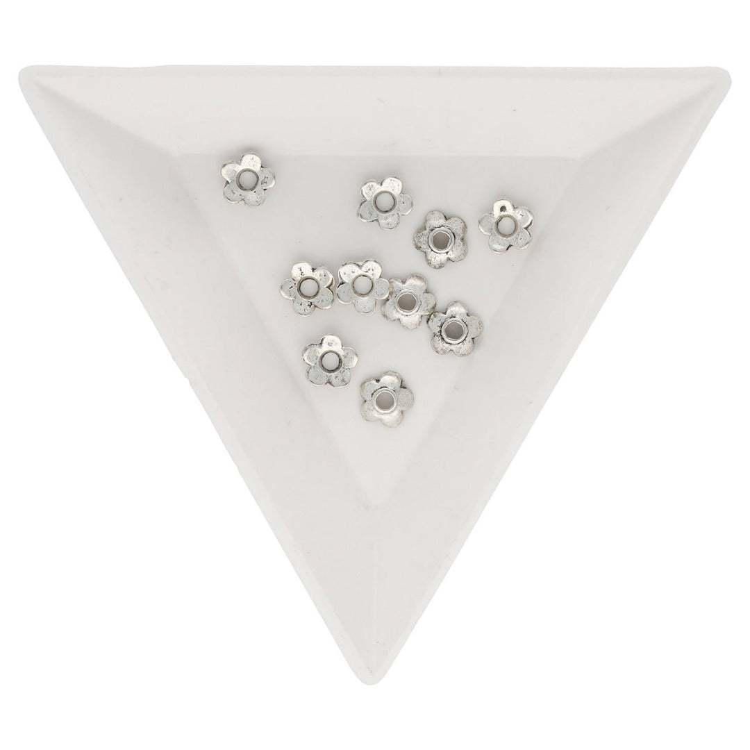 Perlenkappen Blumenform – 6,5 mm - PerlineBeads