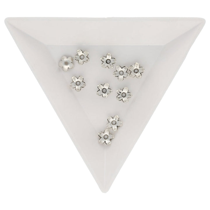 Perlenkappen Blumenform – 6,5 mm - PerlineBeads