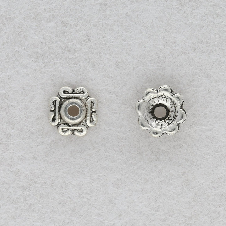 Perlenkappen Blumenform – 7 mm - PerlineBeads