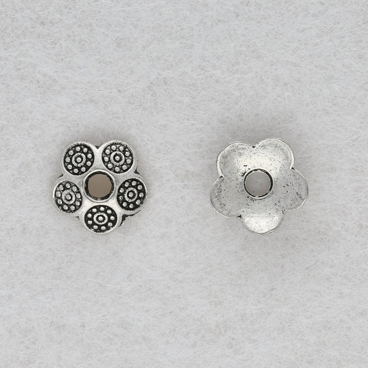 Perlenkappen Blumenform – 8 mm - PerlineBeads