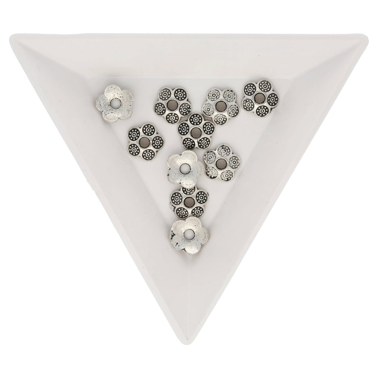 Perlenkappen Blumenform – 8 mm - PerlineBeads