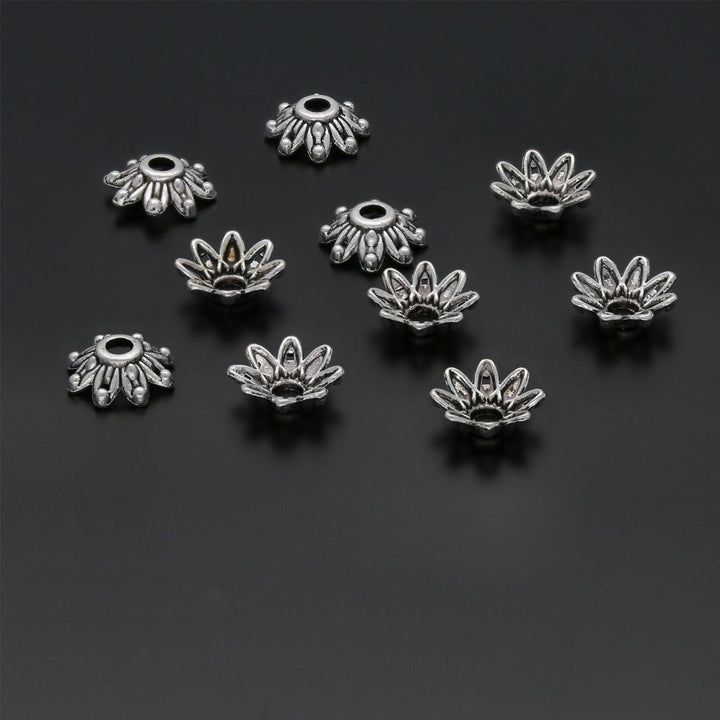 Perlenkappen Blumenform – 9 mm - PerlineBeads