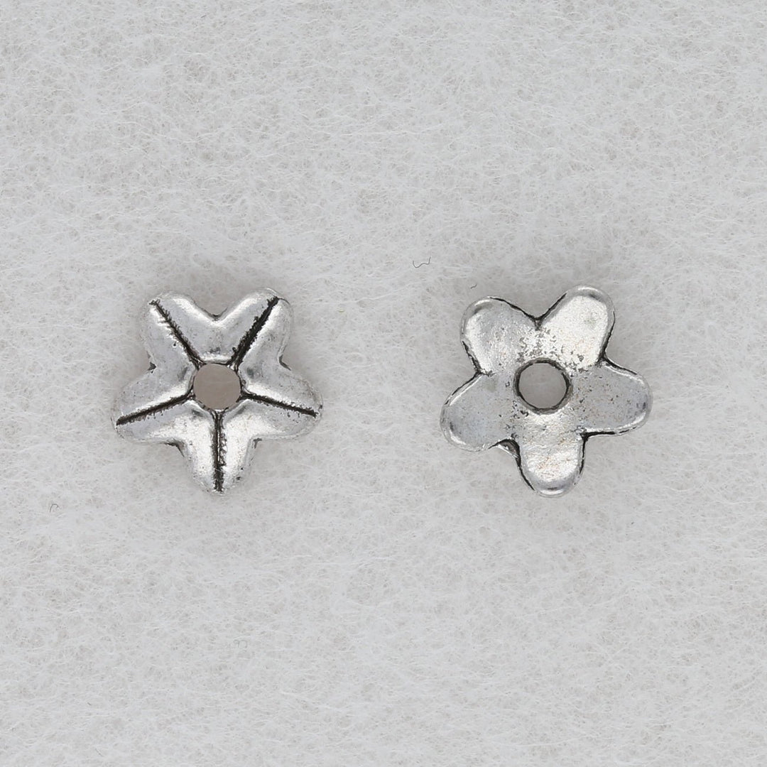 Perlenkappen Blumenform – 9 mm - PerlineBeads