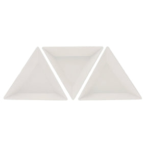 Perlenschale, dreieckig - weiss - PerlineBeads
