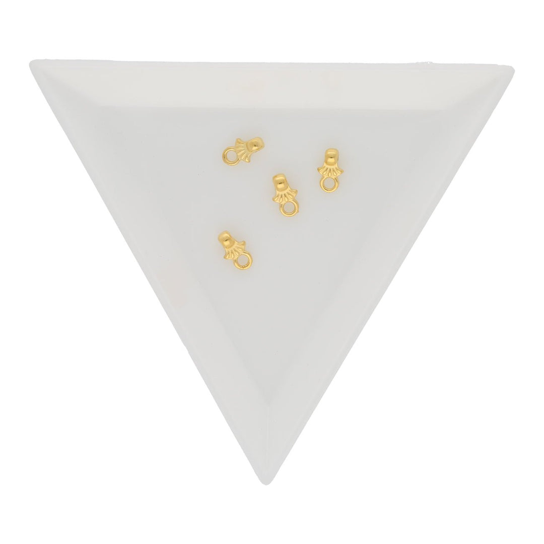 Pilos-8/0 Bead Ending - 24K Gold Plate - PerlineBeads