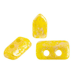 Piros® par Puca® - Opaque Jonquil Splash - PerlineBeads