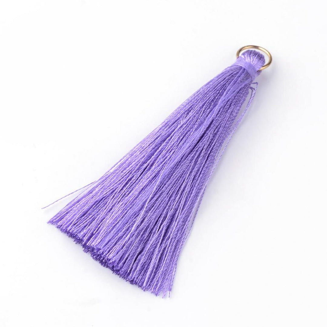 Quaste aus Nylon 63-66 x 7 mm - Medium purple - PerlineBeads