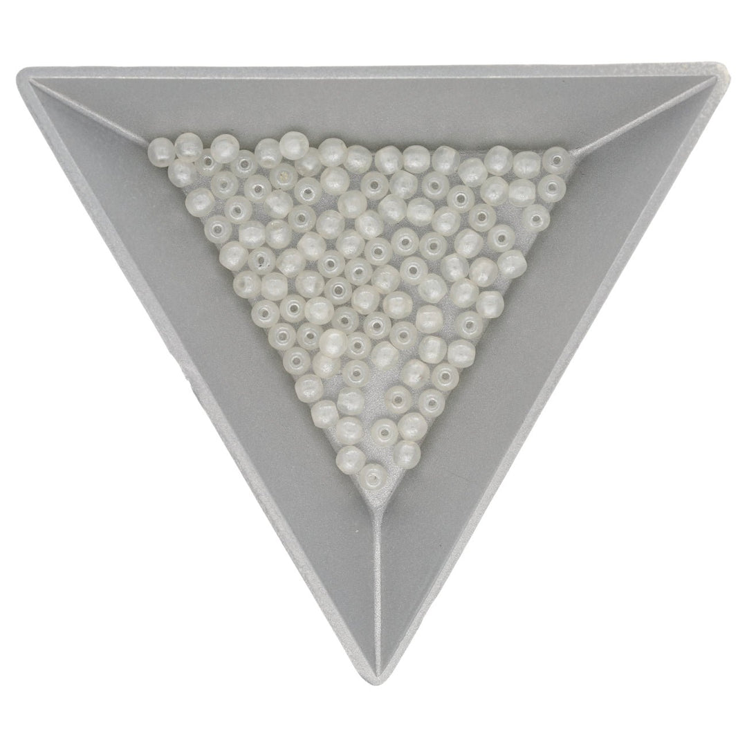 Recycelte Glasperlen 3 mm - Grayish - PerlineBeads