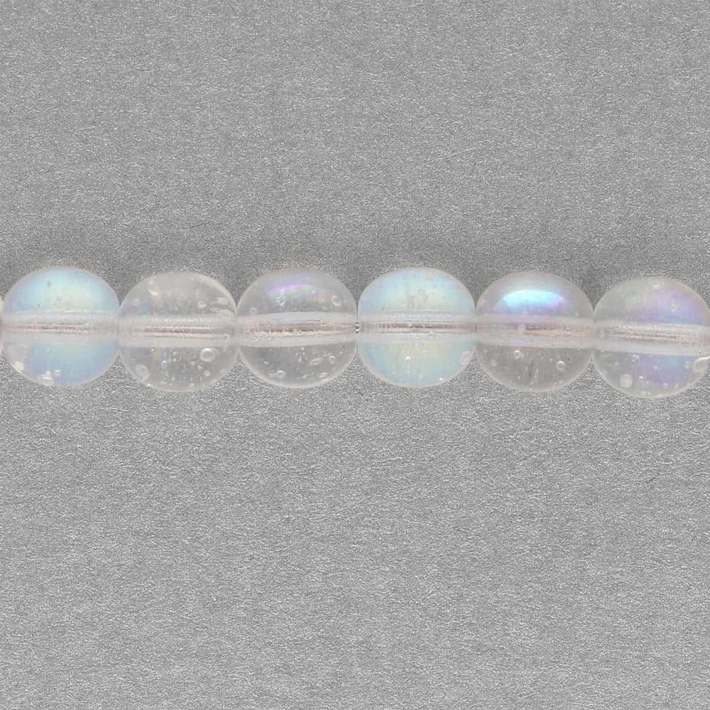Recycelte Glasperlen 7 mm - Metallic Ice Bubbles - PerlineBeads