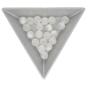 Recycelte Glasperlen 7 mm - Rough Ice Bubbles - PerlineBeads