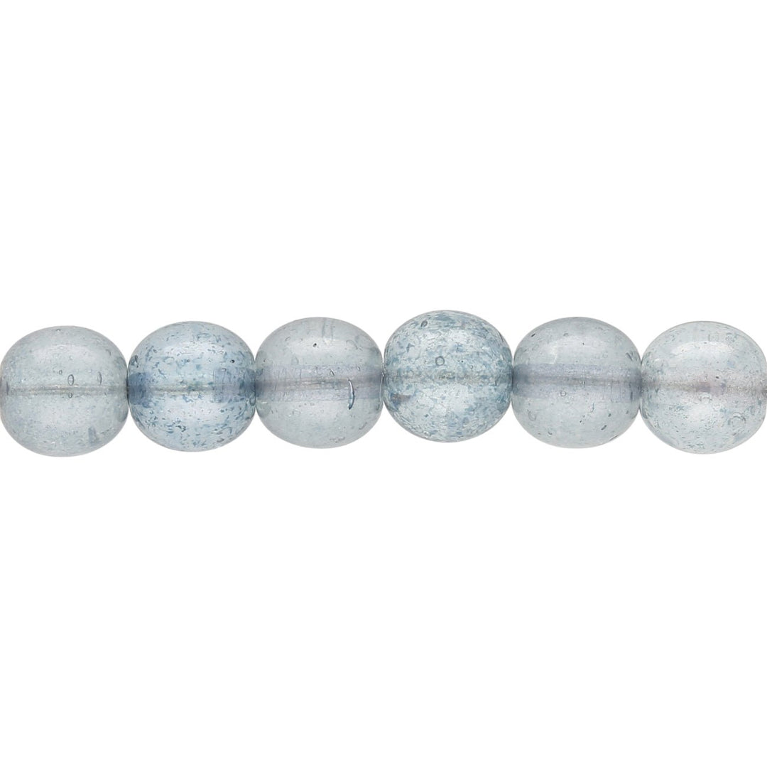 Recycelte Glasperlen 7 mm - Sea Bubbles - PerlineBeads