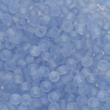 RE:Glass Rocailles-Perlen Toho 8/0 – MatteTransparent Blue - PerlineBeads