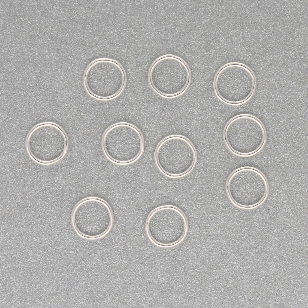 Ringe geschlossen 5 mm – Sterling Silber - PerlineBeads