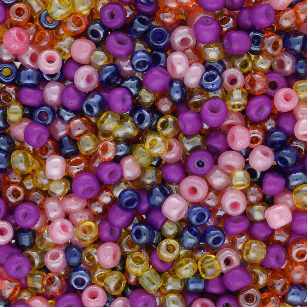 Rocailles Glasperlen Mix 8/0 unregelmässige Grösse – Berry - PerlineBeads