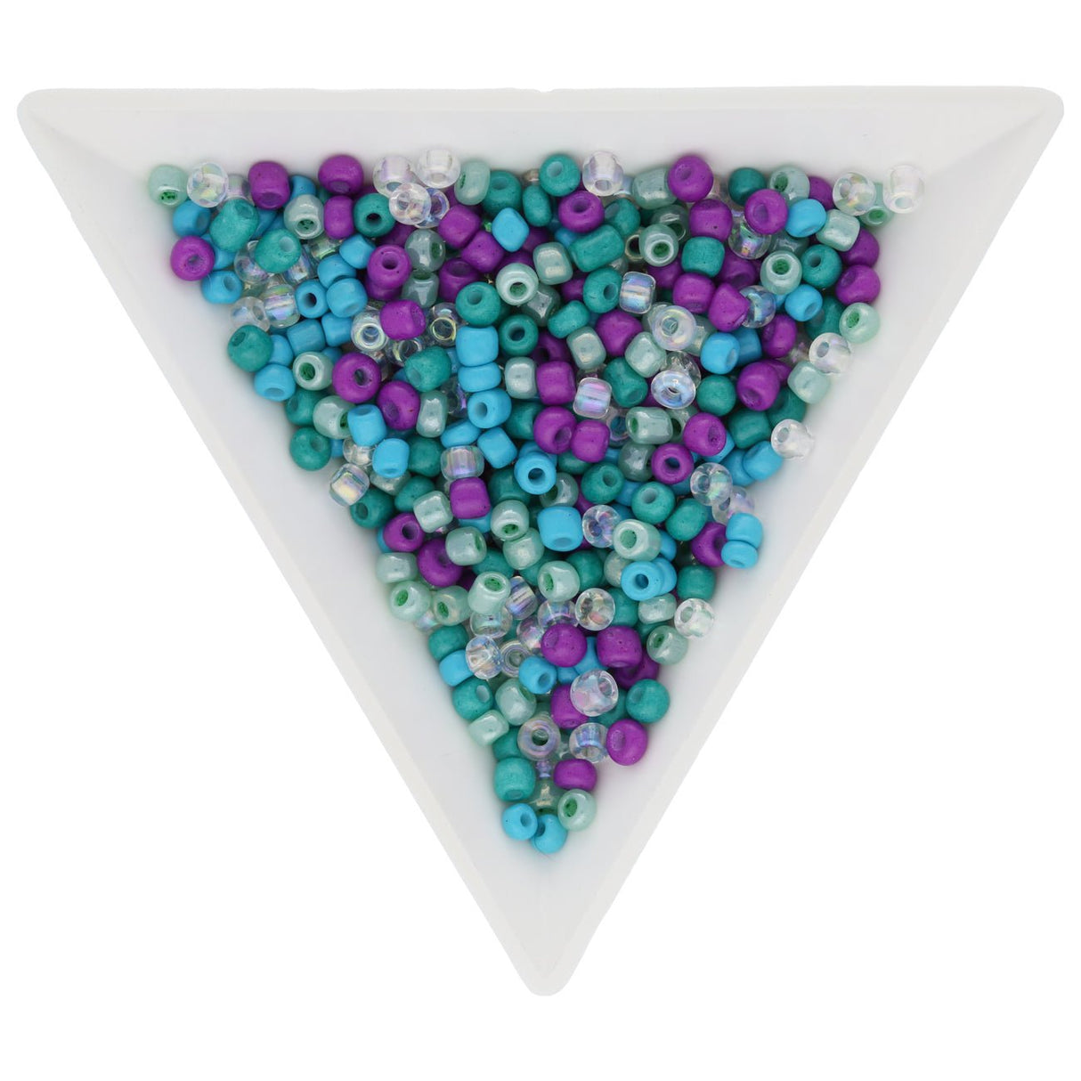 Rocailles Glasperlen Mix 8/0 unregelmässige Grösse – Seafoam Serenade - PerlineBeads