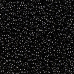 Rocailles-Perlen Miyuki 11/0 – Black - PerlineBeads