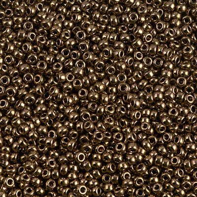 Rocailles-Perlen Miyuki 11/0 – Dark Bronze - PerlineBeads