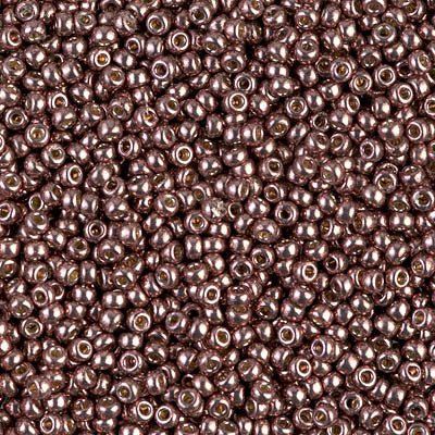 Rocailles-Perlen Miyuki 11/0 – Duracoat Dark Mauve - PerlineBeads