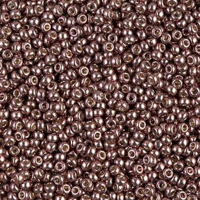 Rocailles-Perlen Miyuki 11/0 – Duracoat Dark Mauve - PerlineBeads