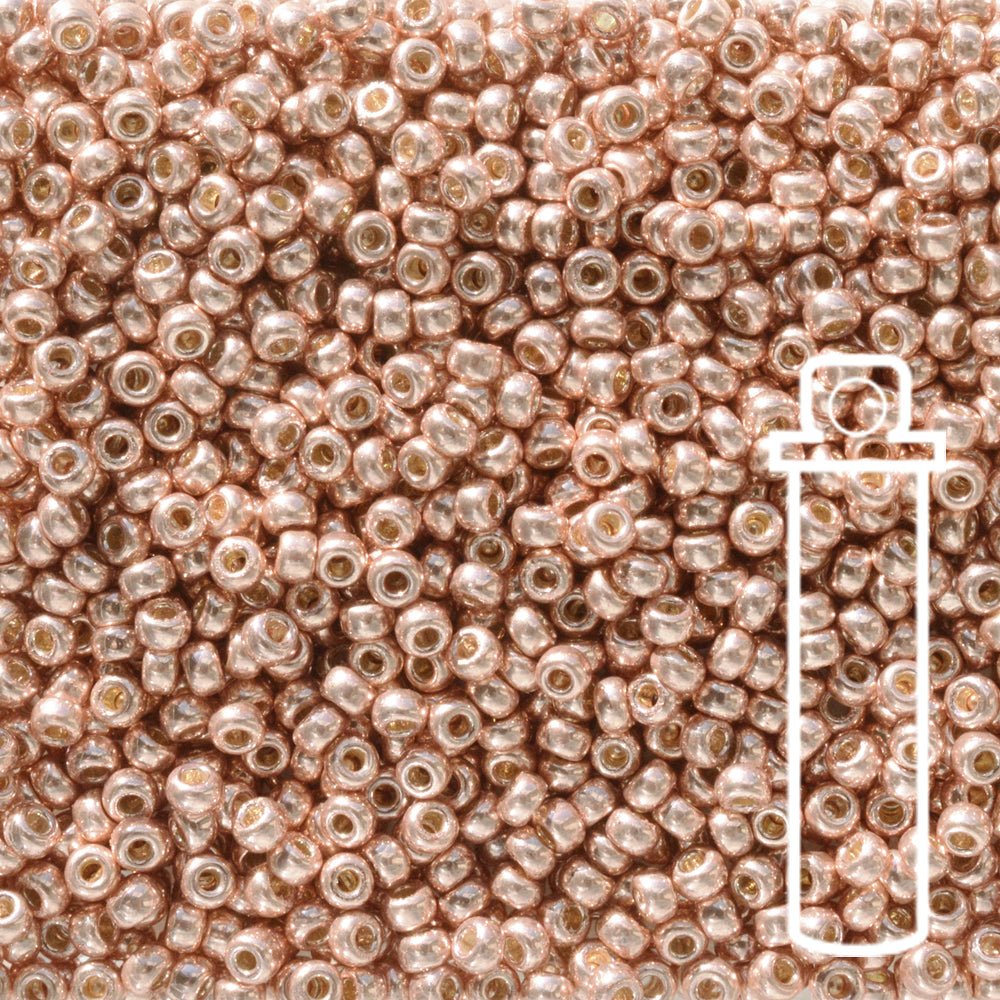 Rocailles-Perlen Miyuki 11/0 – Duracoat Galvanized Bright Copper - PerlineBeads