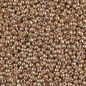 Rocailles-Perlen Miyuki 11/0 – Duracoat Galvanized Champagne - PerlineBeads