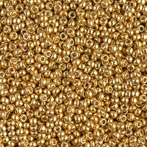 Rocailles-Perlen Miyuki 11/0 – Duracoat Galvanized Gold - PerlineBeads