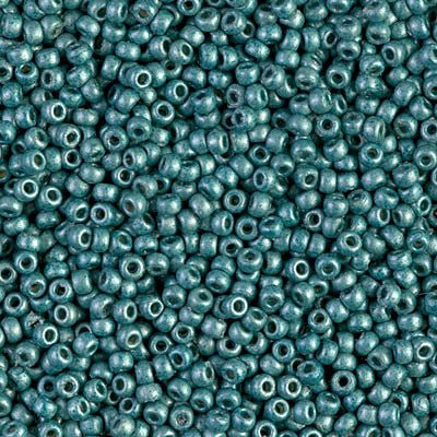 Rocailles-Perlen Miyuki 11/0 – Duracoat Galvanized Seafoam - PerlineBeads