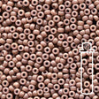 Rocailles-Perlen Miyuki 11/0 – Duracoat Opaque Dyed Gray - PerlineBeads