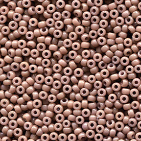 Rocailles-Perlen Miyuki 11/0 – Duracoat Opaque Dyed Gray - PerlineBeads