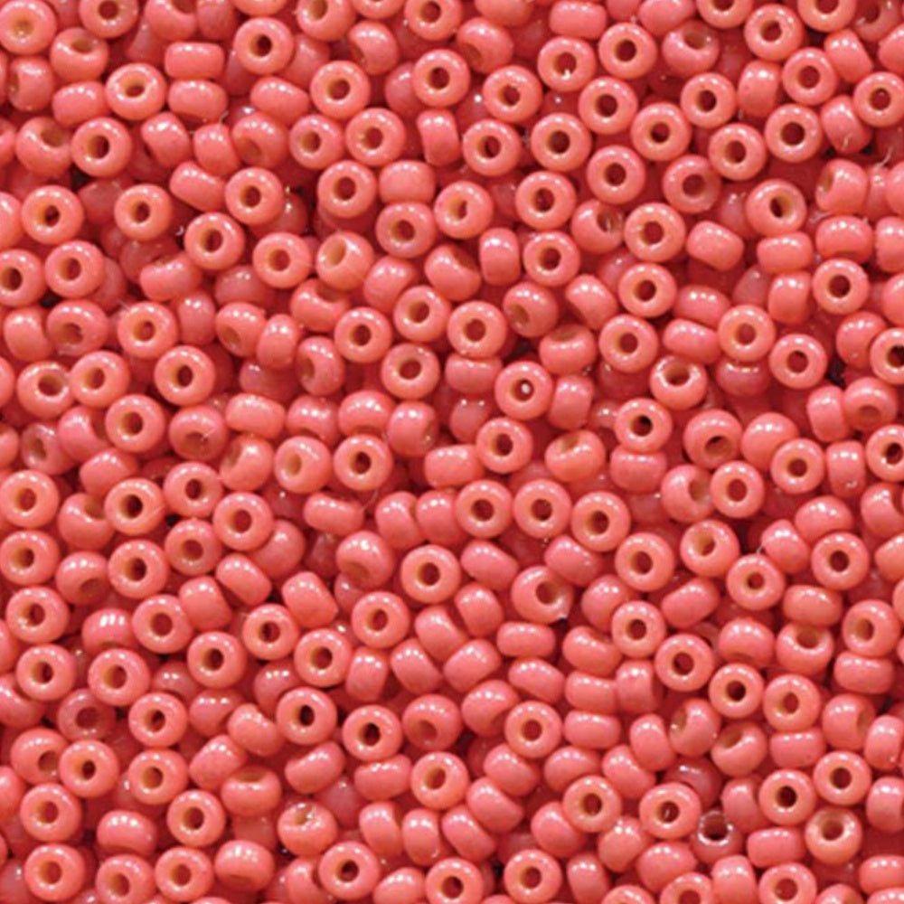 Rocailles-Perlen Miyuki 11/0 – Duracoat Opaque Dyed Rose - PerlineBeads